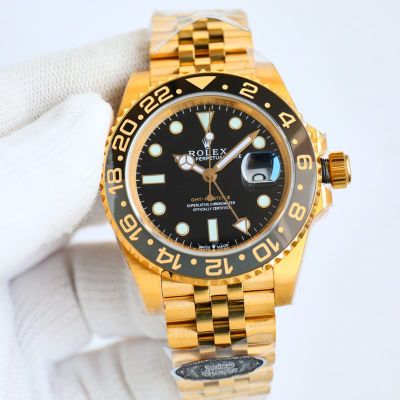 C Factory ROLEX GMT-Master II Jubilee 904L Yellow Gold 40mm watch with 3285